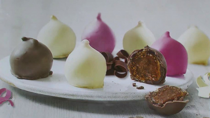 bombones de higo y cereza de Valdefuentes