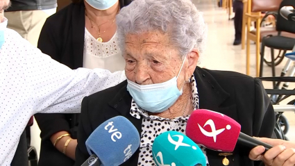 Concha Rodríguez tiene 100 años