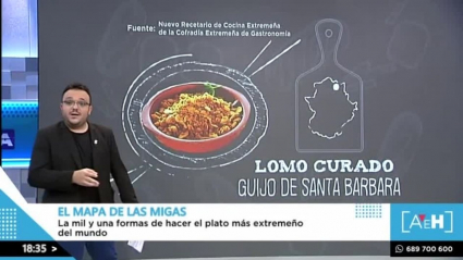 Elaboración de migas extremeñas