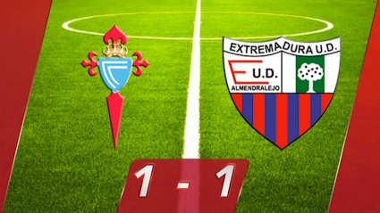Empate del Extremadura en Vigo