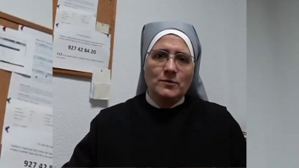 Sor Eva pidiendo ayuda a los placentinos