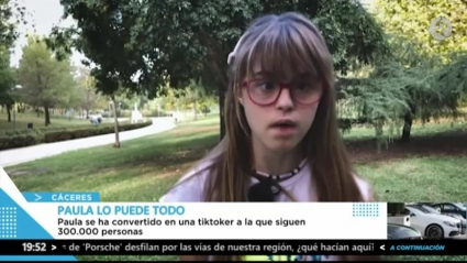 paula tiktoker con sindrome de Down en A esta hora