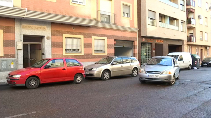 Fachada del edificio de la calle Manuel Godoy en el que ha tenido lugar el robo