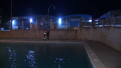 Piscina del parque de bomberos de Badajoz