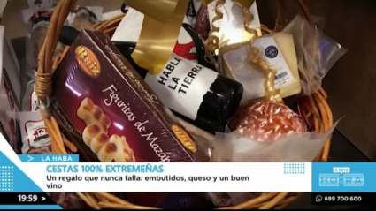 cestas de navidad extremeñas A esta hora