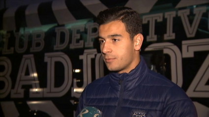 Jesús Clemente atendiendo a Extremadura Deportes