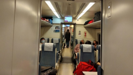 Tren Madrid-Cáceres afectado por el accidente personal