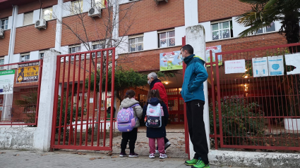 Vuelta al cole en el colegio Glacis de Badajoz