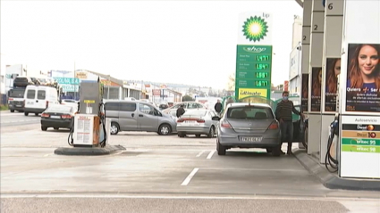 Imagen de una gasolinera de la región