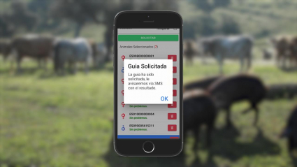 Aplicación móvil para gestionar vacuno