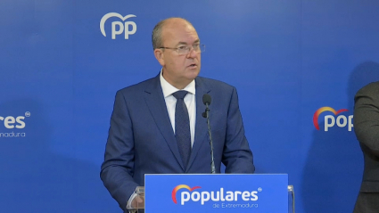 José Antonio Monago en rueda de prensa