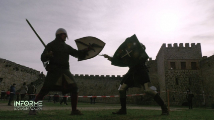 recreación de la conquista del castillo de trujillo