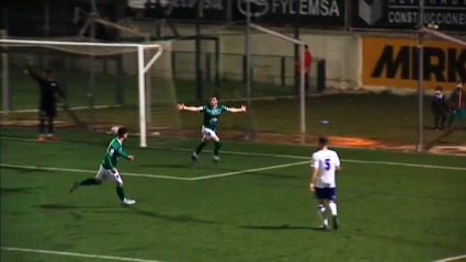 Caio Peralta celebra un gol