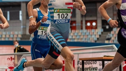 David Barroso bate en Valencia el récord de Extremadura de los 800 metros en pista cubierta
