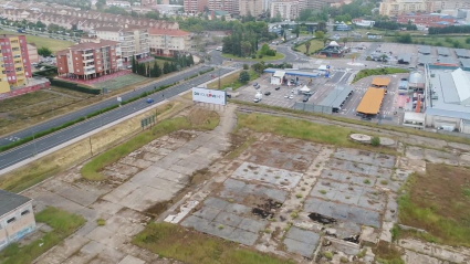 Imagen de archivo del terreno en el que se ubicará el centro comercial