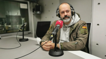 Javier Manzano, director de actividades de la Asociación de veteranos boinas verdes de Extremadura