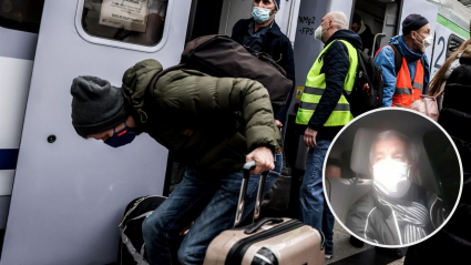 Refugiados ucranianos en Berlín / Taxista extremeño