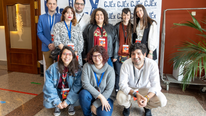 Imagen de la nueva directiva del Consejo de la Juventud de Extremadura