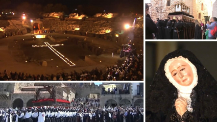 Imágenes del Viernes Santo en Extremadura