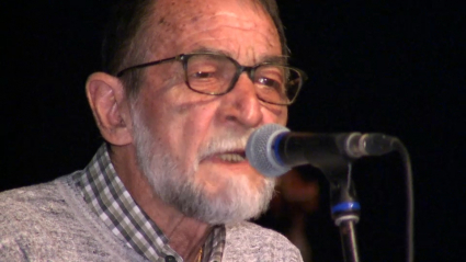 Pablo Guerrero durante el ensayo de su concierto de despedida en Mérida