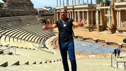 Antonio Banderas en el teatro Romano de Mérida