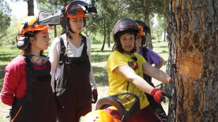Curso de motosierra para mujeres