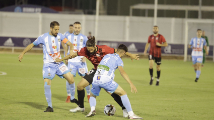 El Coria en el playoff frente a La Nucía