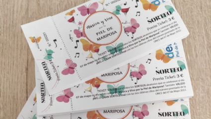 Tickets para el III eventeo Musica y vino por la Piel de Mariposa