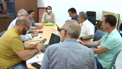 Reunión convenio campo en la sede de Ugt