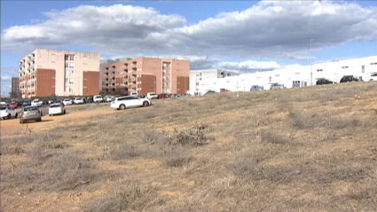 Terrenos donde podría ubicarse el futuro instituto del Cerro Gordo en Badajoz 