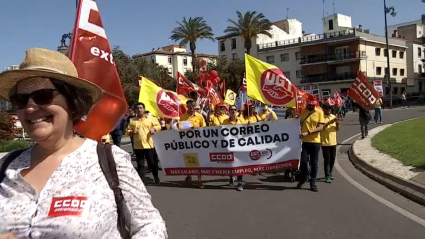 Manifestación del primero de mayo en Mérida