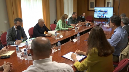 Mesa de coordinación contra incendios reunida esta mañana 