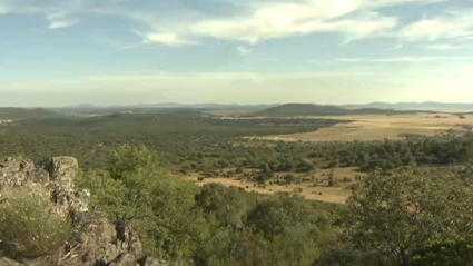 Paraje de Vadeflorez, en Cáceres