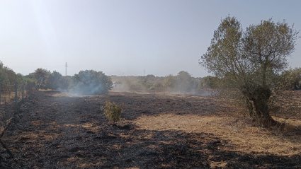 Incendio en Badajoz
