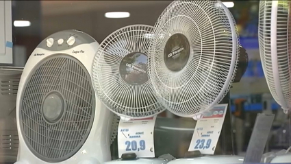 Ventiladores para combatir la ola de calor