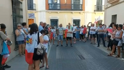 Protesta en Don Benito