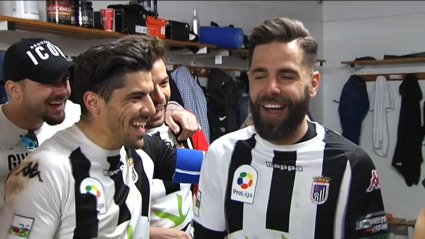 Ruano y Jose Ángel en el Badajoz