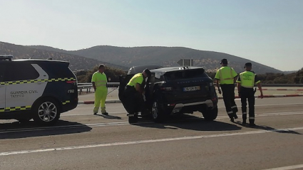 Accidente de tráfico en la N-432 en La Parra