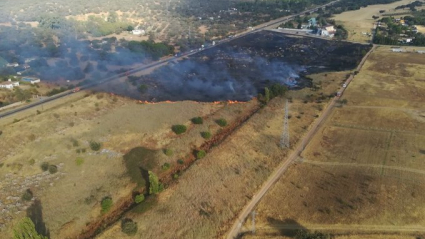 Incendio en Badajoz