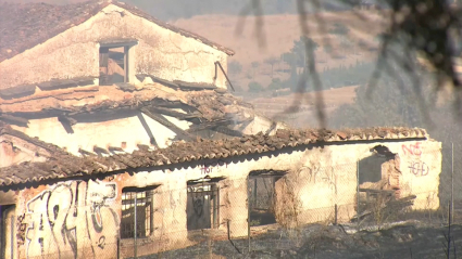 El pozo de las nieves, afectado por el incendio