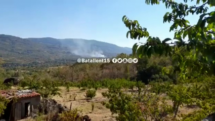 Imagen del incendio