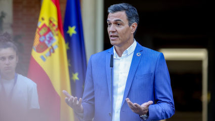 El presidente del Gobierno, Pedro Sánchez