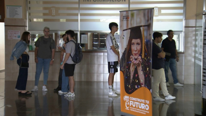 Imagen de la facultad de Ciencias Económicas y Empresariales de Badajoz esta mañana