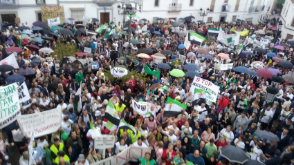 Manifestación en Salvatierra de los Barros
