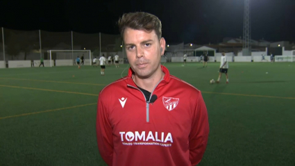 Manu Agudo, entrenador del Santa Amalia