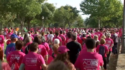 Marcha rosa en Plasencia