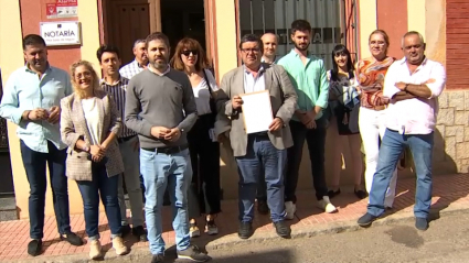 Alcaldes firmantes del documento de rechazo al macrovertedero
