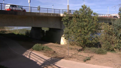 paseo del río en Badajoz
