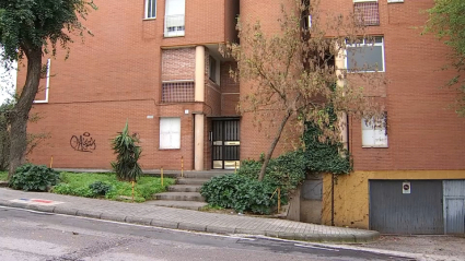 Calle Vístula en Cáceres