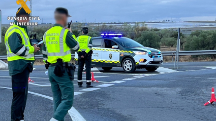 Guardia Civil en un control